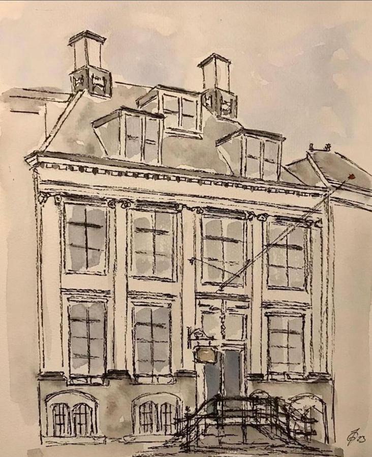 Logies Aan De Dam Hotell Middelburg Exteriör bild